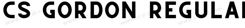 CS Gordon Regular字体转换